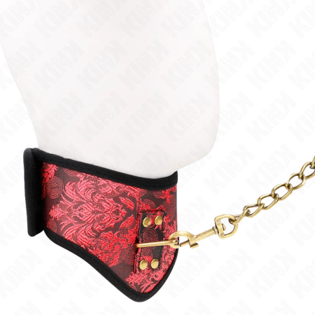 KINK Scandal Model Elegant Necklace with Lace Strap 75cm Black 44x10cm