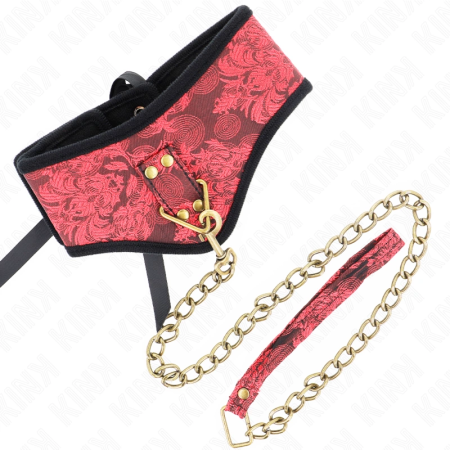 KINK Scandal Model Elegant Necklace with Lace Strap 75cm Black 44x10cm
