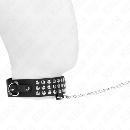 KINK Adjustable Necklace with Shiny Strap 65 cm Black 37-42 cm
