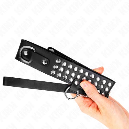 KINK Adjustable Necklace with Shiny Strap 65 cm Black 37-42 cm