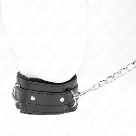 KINK Collar & Leash Set Black 65cm Adjustable 36-42cm High Comfort