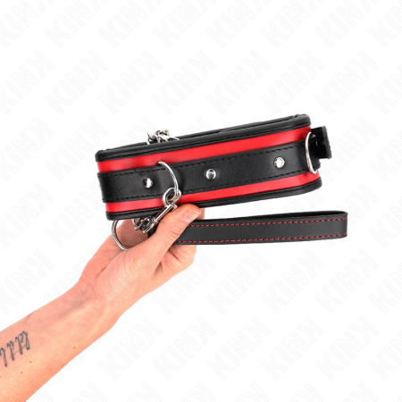 KINK Adjustable Heavy Necklace with Belt Model 2, 36.5-50 cm, 65 cm Leash