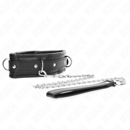 KINK Adjustable Metal Collar with Belt 65 cm - Model 1, 36.5-50 cm Range