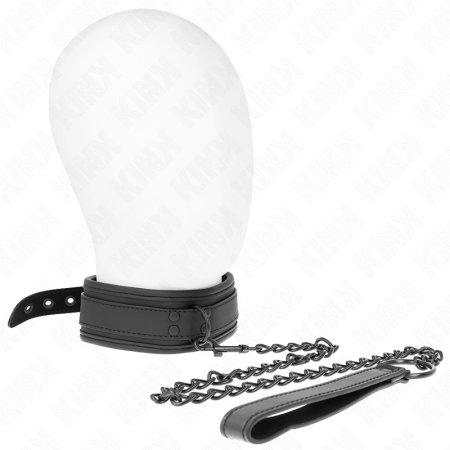 KINK Neoprene Bondage Collar Model 1 - Adjustable Comfort, 78 cm Belt