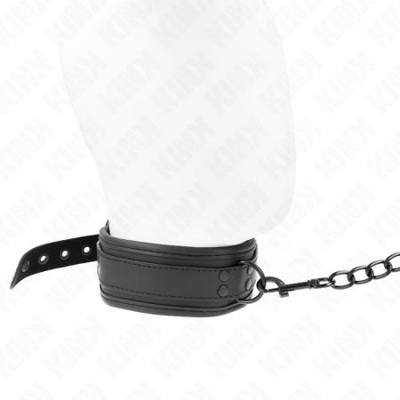 KINK Neoprene Bondage Collar Model 1 - Adjustable Comfort, 78 cm Belt