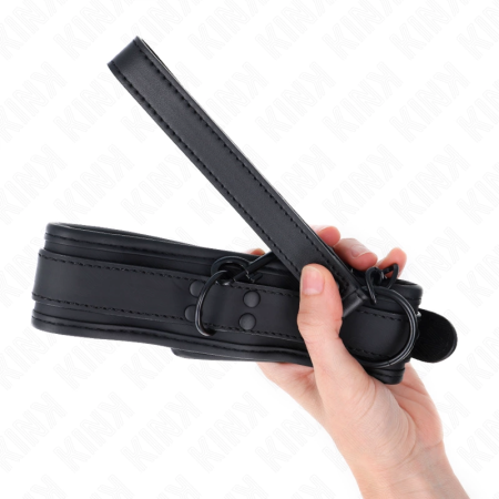 KINK Neoprene Bondage Collar Model 1 - Adjustable Comfort, 78 cm Belt