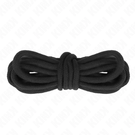 KINK Cotton Rope 10m Black - Soft Bondage Rope for Creative Restraint