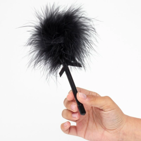 Secret Play Mini Black Feather Teaser 13x8cm Lightweight Rod