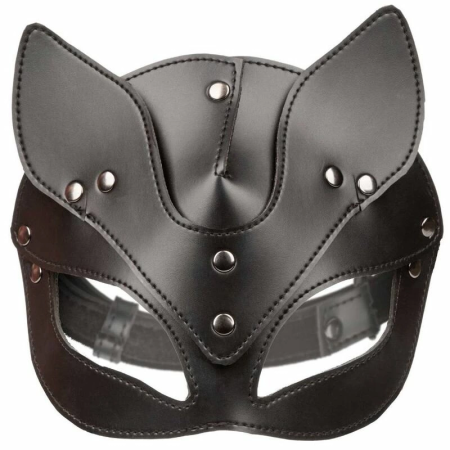 CalExotics Euphoria Cat Mask - Vegan Leather, Velvet Lined, Adjustable Fit