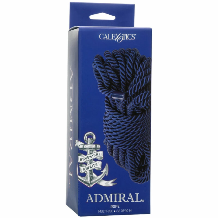 CalExotics Admiral Japanese Bondage Rope Blue 10m - Durable Nylon Design