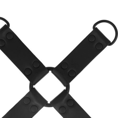 INTENSE FETISH Vegan Leather Multi-Limb Restraint System Black