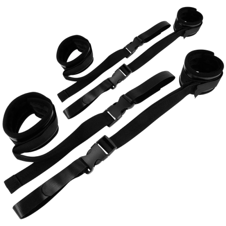 OHMAMA Adjustable Nylon & Velcro Wrist Restraints 55cm - Black