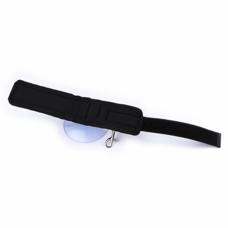 OHMAMA Fetish Adjustable Wrist Restraints with Suction Cups Black 24-40cm