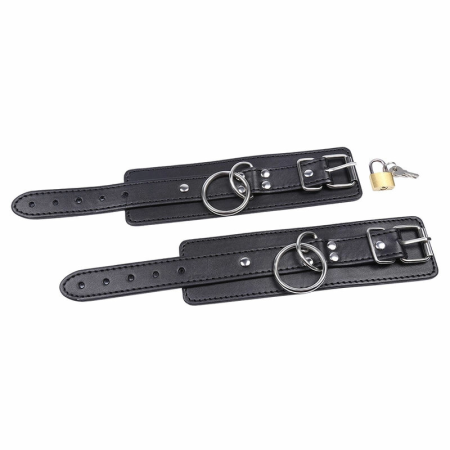 Ohmama Fetish Adjustable O-Ring Wrist Restraints - Premium Materials