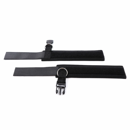 OHMAMA Neoprene Wrist Restraints Adjustable 22-34cm Black