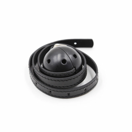 OHMAMA Fetish Adjustable Ball Gag with Vents 4.5 cm Black