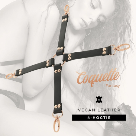 Coquette Chic Desire Fantasy Vegan Leather Hog Tie - Durable Bondage Restraint