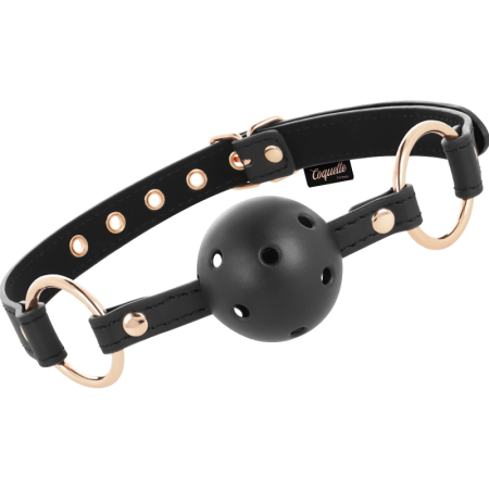 Coquette Chic Desire Breathable Vegan Leather Ball Gag Adjustable 66cm