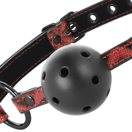 Begme Red Edition Vegan Leather Breathable Jaw Restraint 65cm