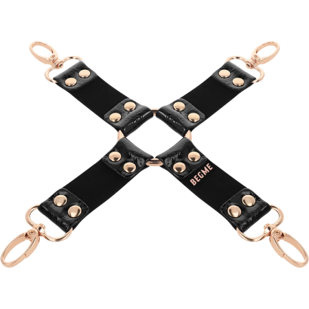 Begme Black Edition Vegan Leather Restraint Hogtie System
