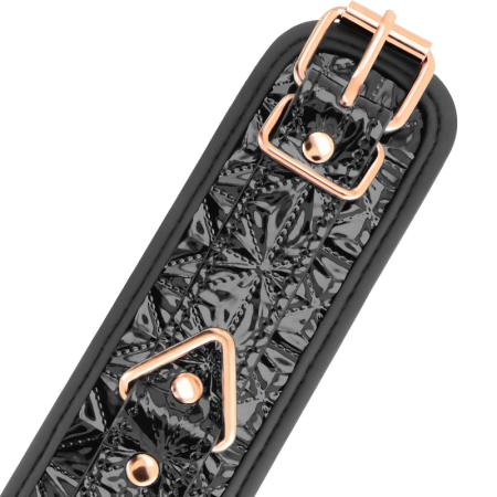 BEGME Black Edition Premium Ankle Cuffs Neoprene Lining Vegan Leather