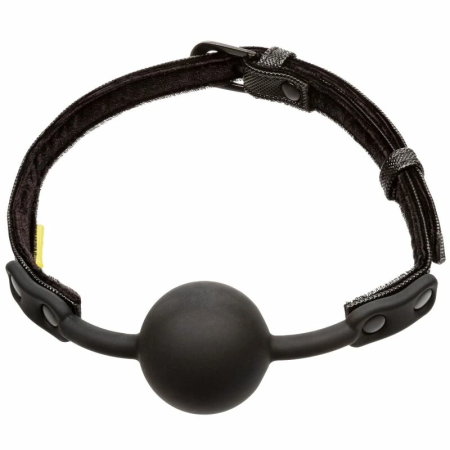 CalExotics Boundless Adjustable Silicone Ball Gag Vegan Leather Strap 3.75cm