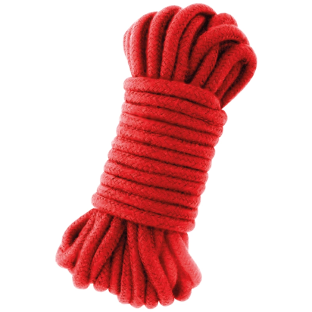 Darkness Japanese Bondage Rope 20m Red - 100% Cotton Restraint Cord