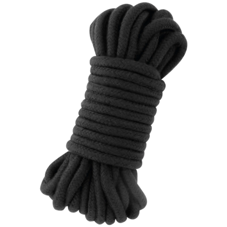 Darkness Japanese Cotton Bondage Rope 20m Black - Durable & Soft