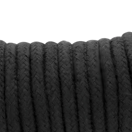 Darkness Japanese Cotton Bondage Rope 20m Black - Durable & Soft