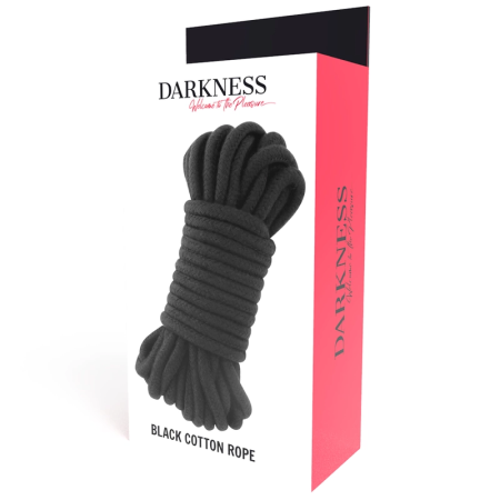 Darkness Japanese Cotton Bondage Rope 20m Black - Durable & Soft