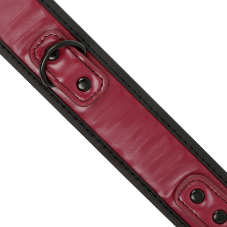 Fetish Submissive Dark Room Neoprene Chain Collar & Cuffs Set