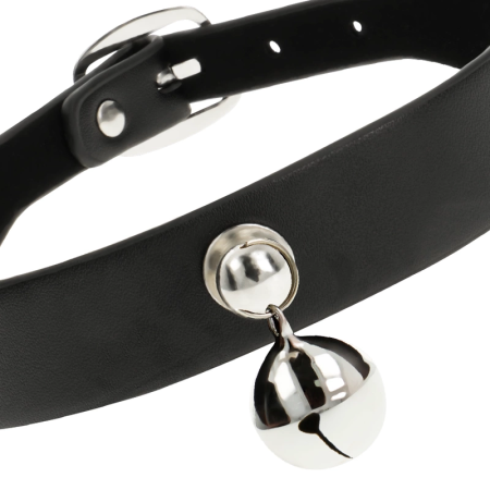 Coquette Chic Desire Vegan Leather Collar - Adjustable Elegant Accessory 43cm