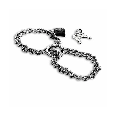 Metal Hard Chain Restraints Stainless Steel, Adjustable, 54cm