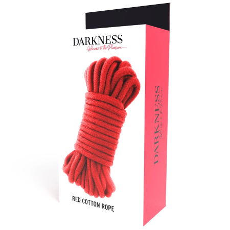Darkness Japanese Rope 5m Red - 100% Cotton Restraint Cord