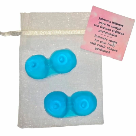 Diablo Picante Blue Perfumed Soap Set — Unique Gift, 2-Piece Mini Design