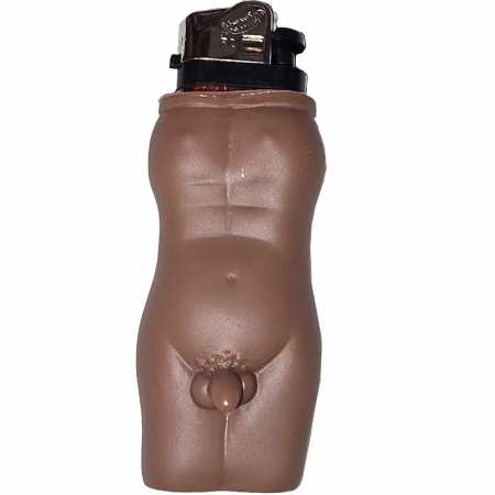 Diablo Picante Novelty Lighter - Mulatto Man Body Design Refillable