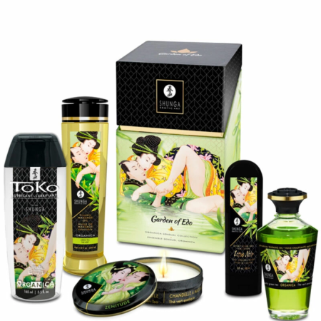 SHUNGA Edo Garden Organic Collection Gift Set - Travel Size, 5 Pieces