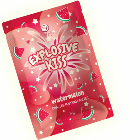 Secret Play Watermelon Effervescent Popping Candy 9g - Single-Use Pack