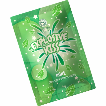 Secret Play Mint Popping Candies 9g - Effervescent Edible Refreshment