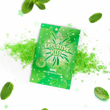 Secret Play Mint Popping Candies 9g - Effervescent Edible Refreshment