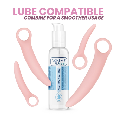 Intimichic Silicone Dilator Set 5 Sizes Medical-Grade Progressive System