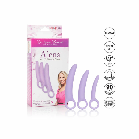 CalExotics Dr. Laura Berman Alena Silicone Dilator Set, 3 Sizes