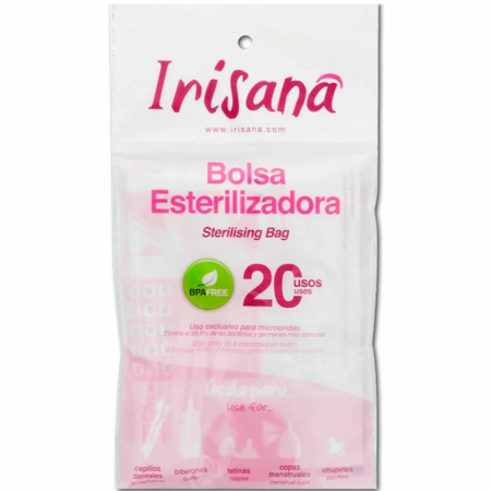Irisana Sterilizer Bag for Intimate Cups and Accessories, 1 Piece, 20 Uses
