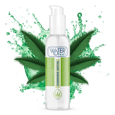 Waterfeel Cannabis Aroma Water-Based Lubricant 150ml - Hemp Seed Oil Formula