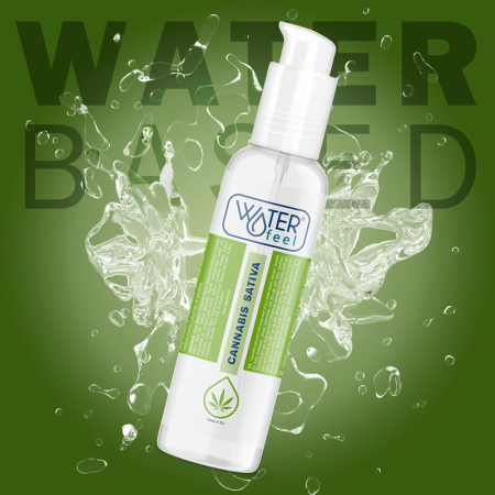 Waterfeel Cannabis Aroma Water-Based Lubricant 150ml - Hemp Seed Oil Formula