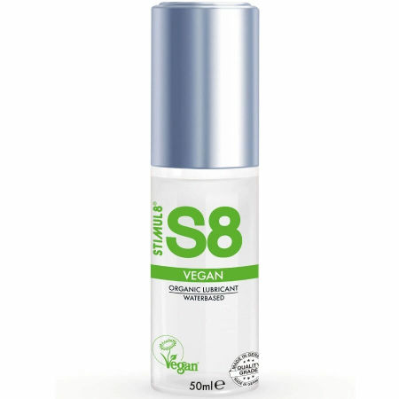 S8 Vegan Water-Based Lubricant 50ml - Hypoallergenic & Odorless Formula