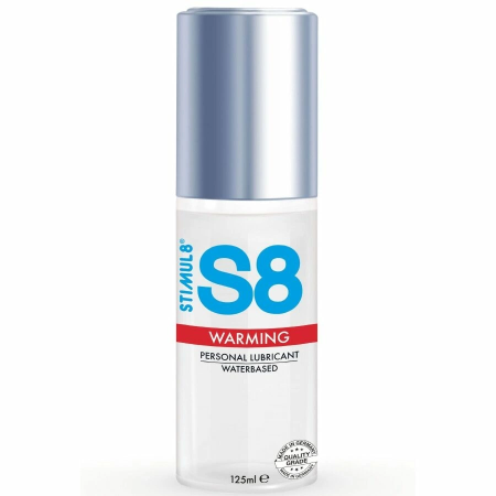 S8 Heat Effect Water-Based Lubricant 125ml - Warming, Paraben-Free