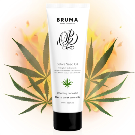 BRUMA Sativa Seed Oil Warming Intimate Gel Cannabis Aroma 100ml