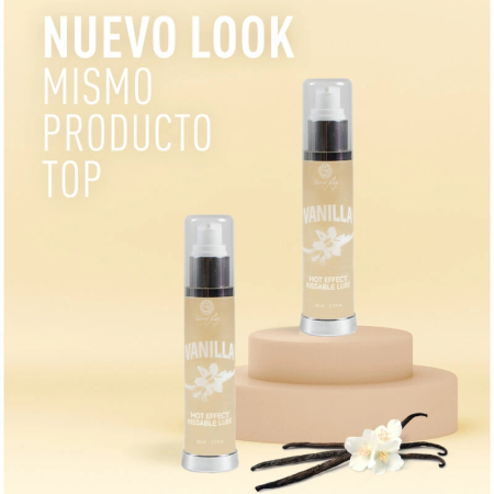 Secret Play 2-in-1 Heat Effect Vanilla Lubricant & Massage Gel 50ml