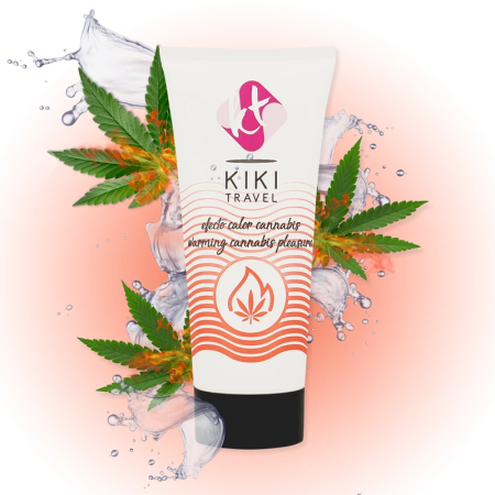 Kiki Travel Cannabis Effect Water-Based Lubricant 50ml Vegan Formula